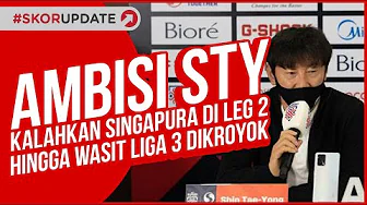 Shin Tae-Yong Berambisi Kalahkan Singapura di Leg Kedua, Hingga Wasit Liga 3 dikroyok