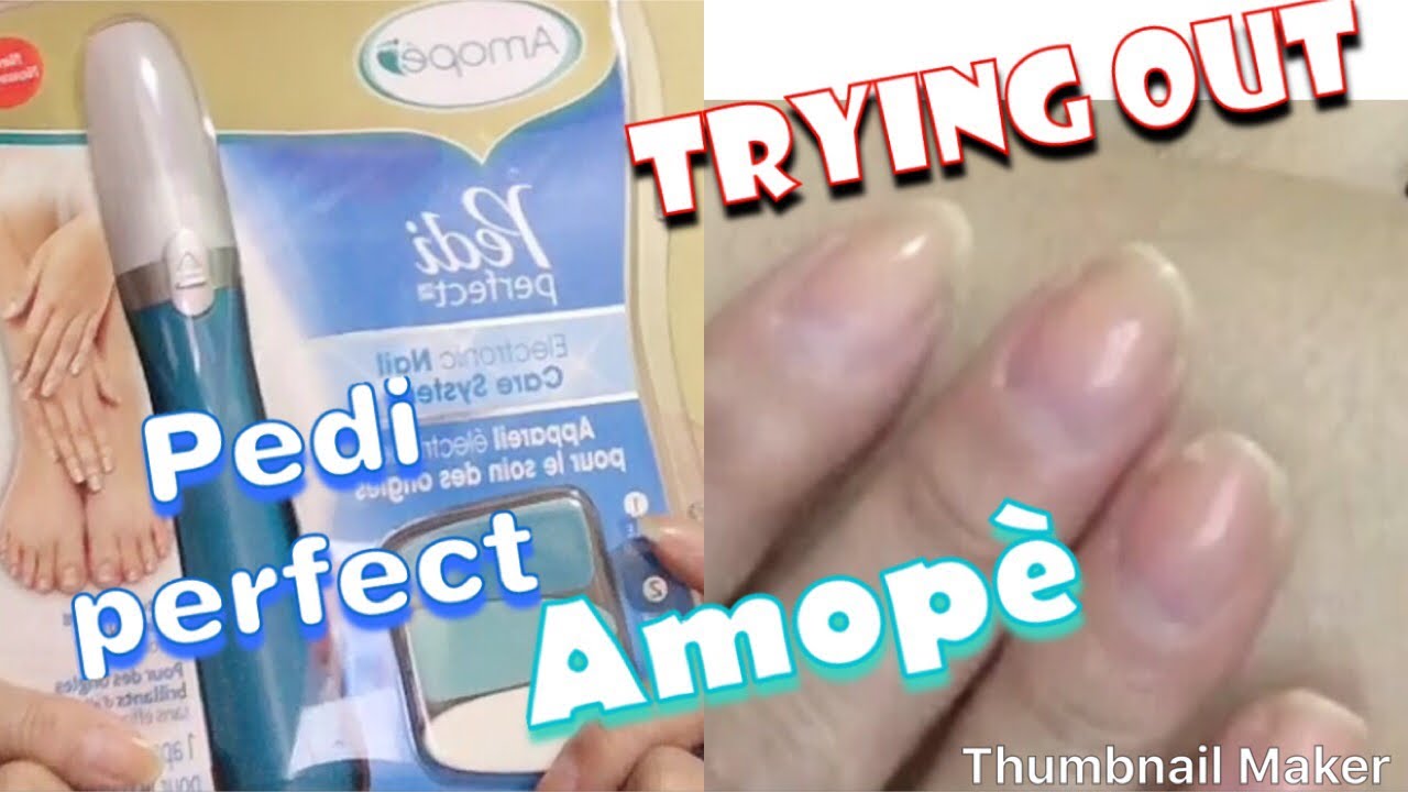 AMOPÉ PEDI PERFECT ELECTRONIC NAIL CARE FIRST IMPRESSION REVIEW | zabelle💗