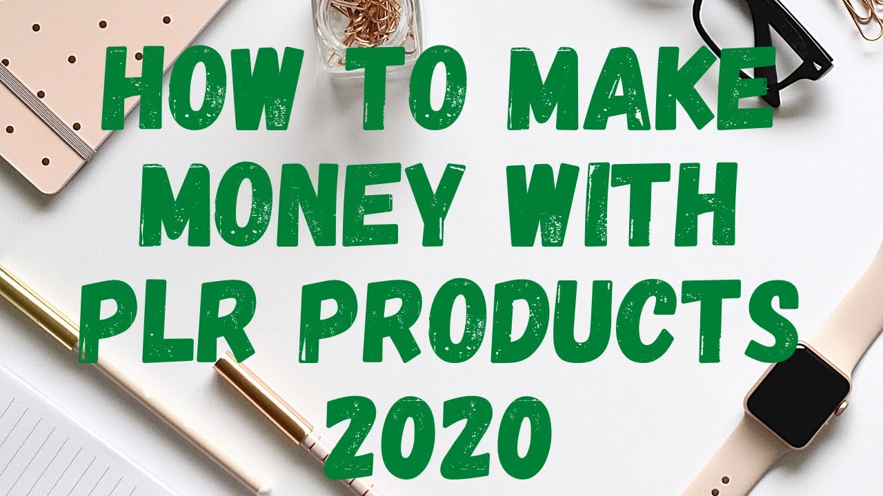 🔊How to make money with plr products 2020