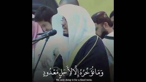 تلاوة خاشعة ومؤثرة للشيخ:د.ياسر الدوسري«3»