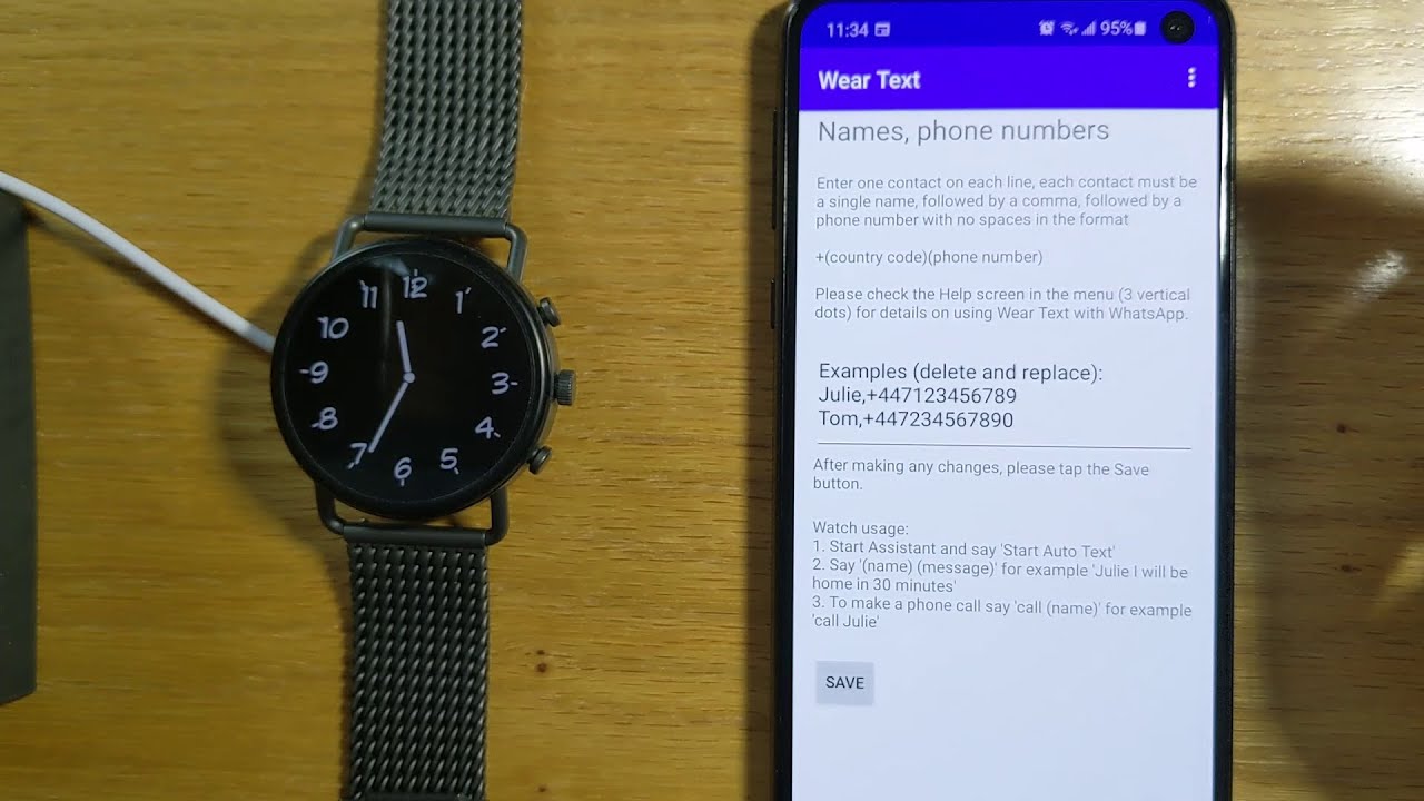 ⌚ Xiaomi Mi Watch ⌚ Envía WhatsApp desde tu reloj Wear OS 