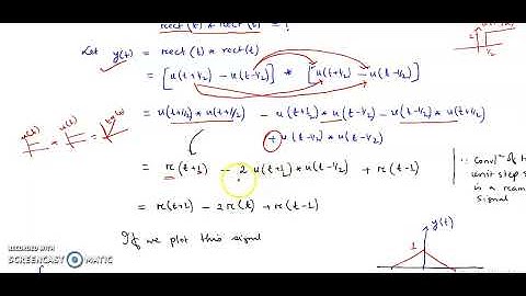 MT10- Show that convolution of two rectangular signal is a triangular signal