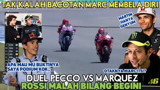 🔴 MOTOGP BRUTAL! ROSSI SEMPROT DUEL MARQUEZ PECCO, MARC MISI SAYA SELESAI, MARTIN PUJI MARQUEZ