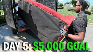We Have 5 Days to Make $5,000 With One Truck & Dump Trailer (Day 5)