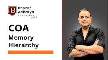 COA | Memory Hierarchy | RAM, ROM, SRAM, DRAM, Cache, Secondary Memory | Bharat Acharya Education