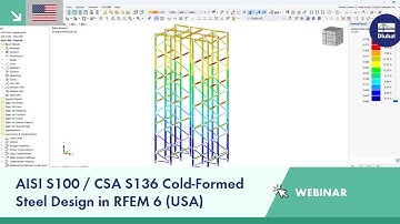 AISI S100 / CSA S136 Cold-Formed Steel Design in RFEM 6 (USA)