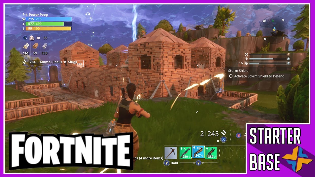 let s build a fortnite starter base - fortnite build ideas