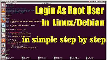 How to Login As Root User in Linux Debian ubuntu Step By Step in Hindi