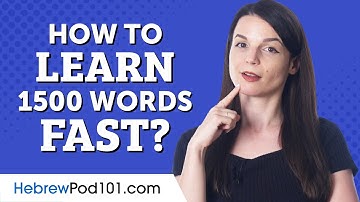 How to Learn the 1500 Most Common Hebrew Words with Visual Flashcards