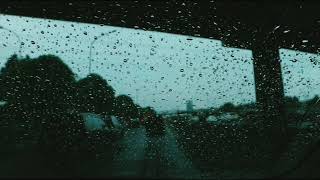 [EDIT] Listening Yoake no Kodoku - Hirate Yurina (Keyakizaka46) while driving in Rainy day; Sub Indo