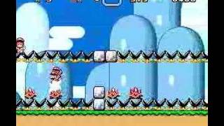 Video thumbnail of "Many-Worlds Mario Kaizo level 1"