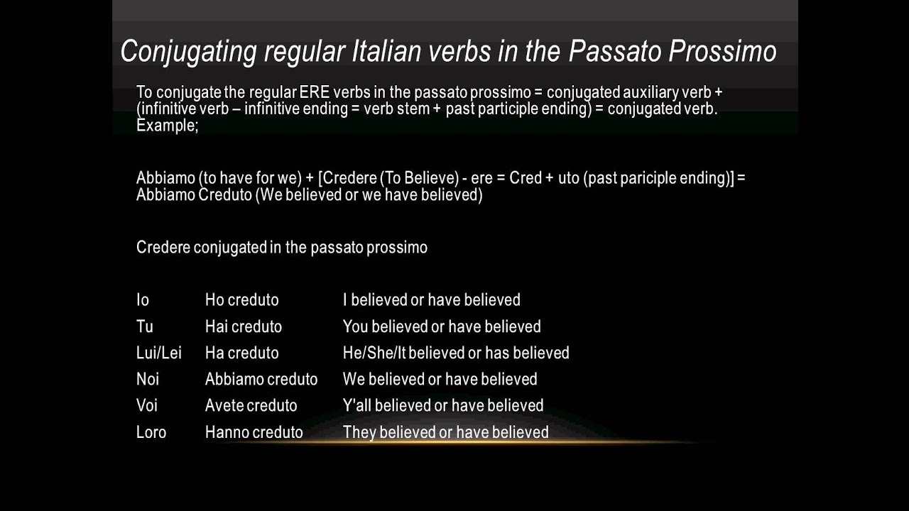 learning-to-speak-italian-level-2-lesson-2-9-italian-verbs-in-the