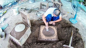 Đúc Nồi Nhôm Từ Lon Bia Thủ Công | Casting Aluminum Pot With Handmade