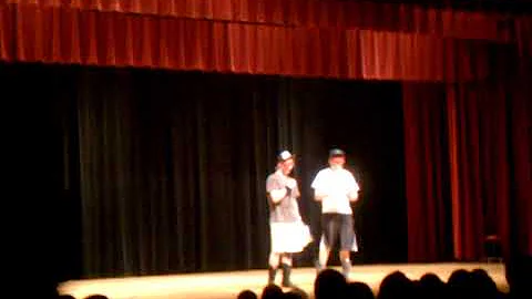 Aaron Hettich and Chris Christopherson talent show