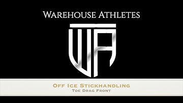Off Ice Stickhandling Toe Drag Front