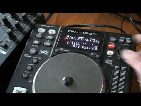 DENON DN-S1200 CDJ 動作品 中古品】DENON/データファイル・CDJ/DN-S1200 -DJ機材アナログ