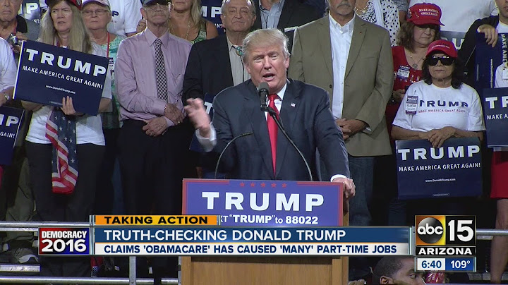 Fact checking Donald Trump claims on Obamacare