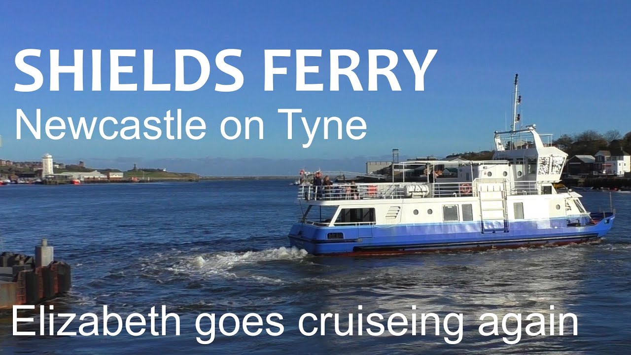 Shields ferry Newcastle on Tyne - Elizabeth goes cruising again HD