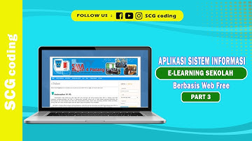 Aplikasi sistem informasi E-learning sekolah berbasis web free part 3