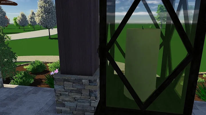 Rick and Debra Easley new house and Landscape conc...