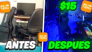 COMPRÉ un SETUP GAMER BARATO en TEMU y SALIÓ MEJOR de LO QUE ESPERABA...