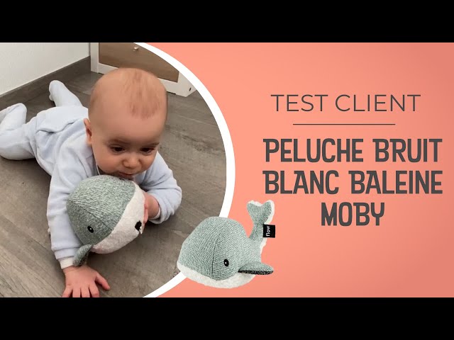 Peluche bruit blanc  Baleine Moby - Flow Amsterdam - Sundays Kids Store