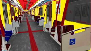 LINE 1 from UNION to SHEPPARD WEST SUBWAY STATION TTC Simulator
