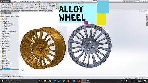 Alloy wheel | mechanical engineering | siemens nx