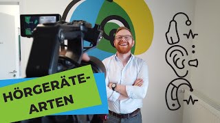 Arten von Hörgeräten