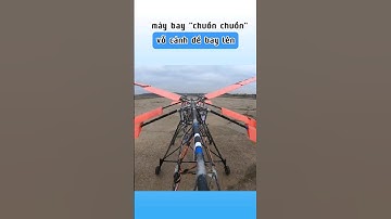 máy bay "chuồn chuồn" vỗ cánh để bay lên