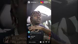Jackboy On Instagram Live | Playing Gunna Poochie Gown In His Lamborghini 🔥 #Instagram #Live #New