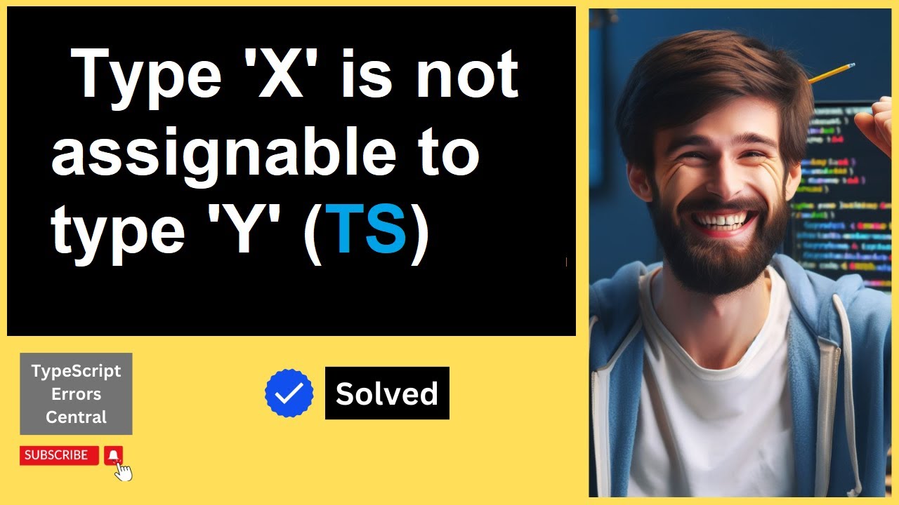 Unraveling the Mystery: Solving 'Type X is Not Assignable to Type Y' Error in TypeScript! 💥 #errors