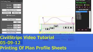 05_09_12 Printing Of Plan Profile Sheets