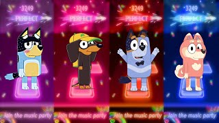 Bluey Bingo All Team Member 🆚 Bluey Bingo Exe . Team. Who Is Best?