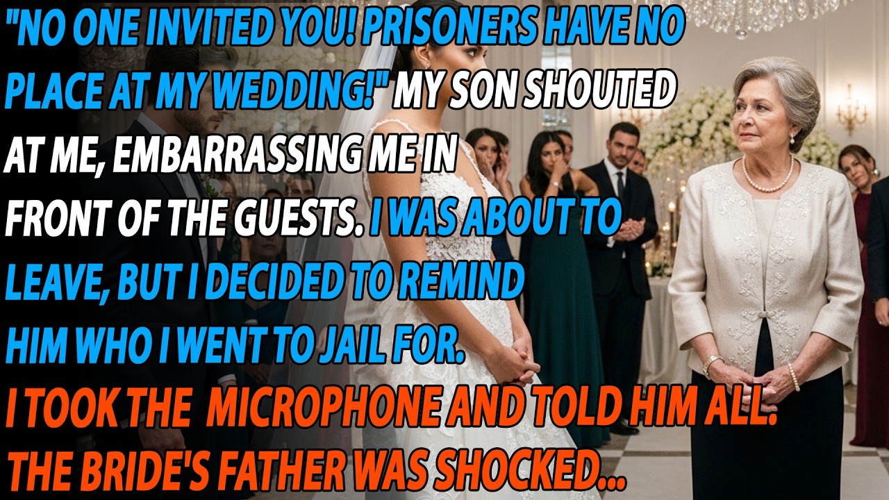 💔 “Prisoners Don’t Belong at My Wedding,” My Son Said—He Didn’t Know the Truth… 😱