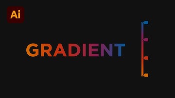 How to make gradient text without creating outlines | Illustrator