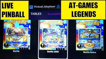 Live virtual pinball - Zaccaria - Combat is gone replaced by Battle - At Games Legends