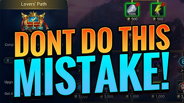 THIS IS THE BEST WAY TO COMPLETE THE LOVERS HERO PATH! | Raid: Shadow Legends