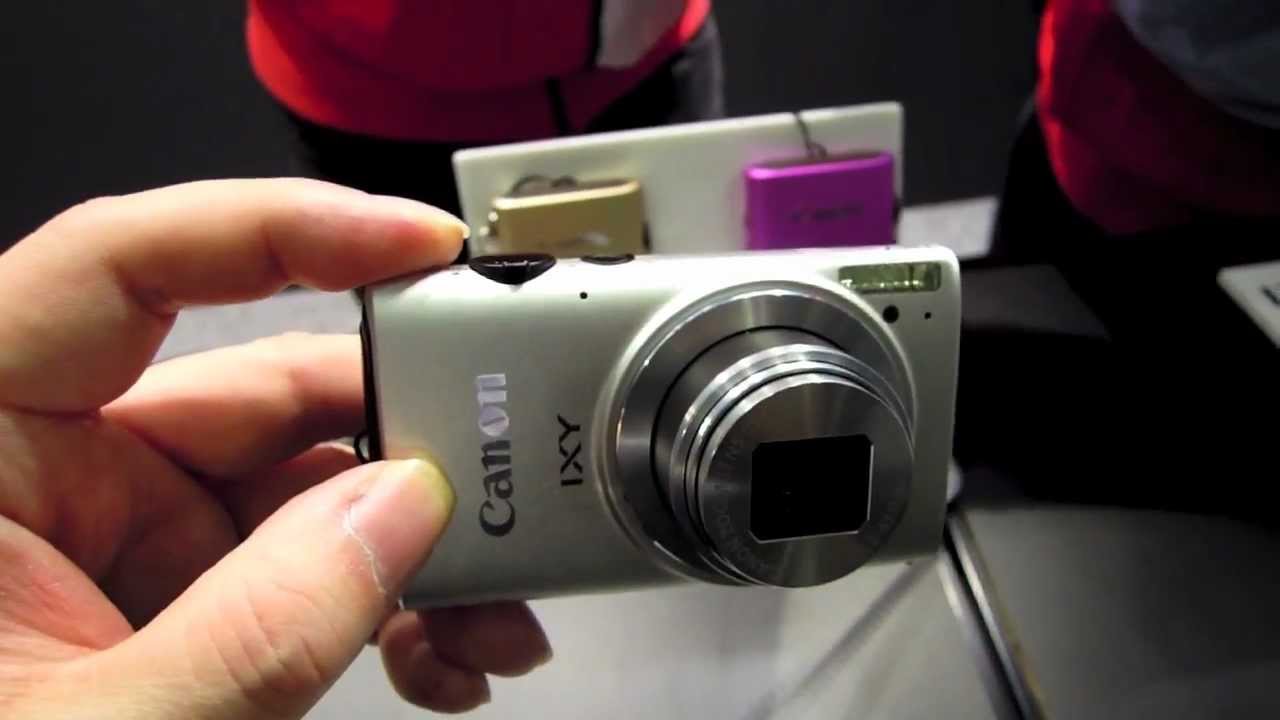 CP+2013：キヤノンのデジタルカメラ「IXY 610F」の紹介 - YouTube