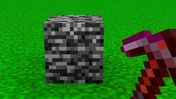 how to break netherite pickaxe in 0 1 sec