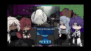 DARK FALL REACT TO LEON AS  GACHA (2x speed)