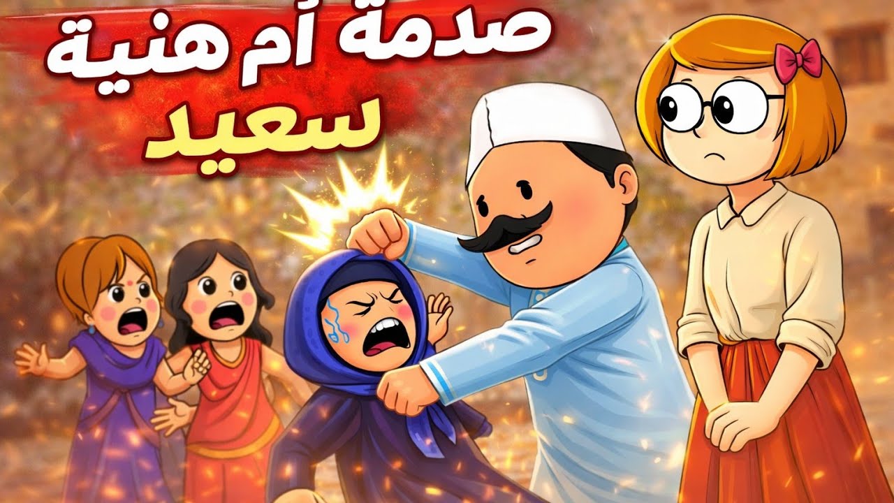 مسلسل الزواج في الصعيد (15) صدمه ام هنيه في سعيد 😮😳#اكسبلور #انميشن_عربي #حموكشة_الاصلي #ماشاوالدب 
