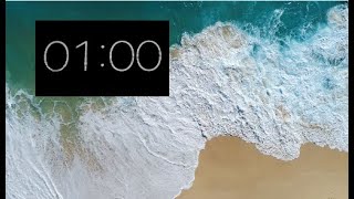 1 Min Classroom Timer // WAVES // Relaxing Music screenshot 4