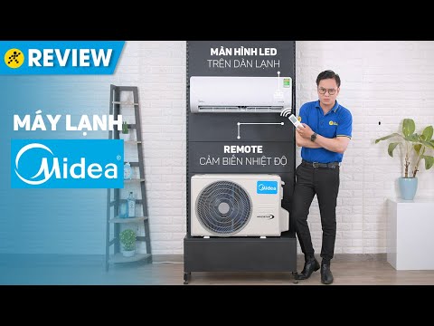 Máy lạnh Midea Inverter: thiết kế đẹp, tiết kiệm điện, cánh gió 80 độ (MSAG-10CRDN8) • Điện máy XANH