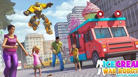 Ice Cream Robot War : Robots Battles Transform #1 | Best Android Gameplay | Update game  2021