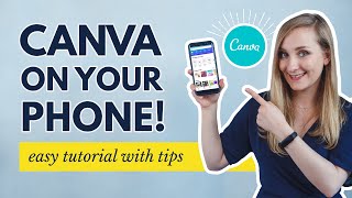 Canva Tutorial | How to use Canva App on mobile to create Instagram Graphics (BEGINNER FRIENDLY!) screenshot 1