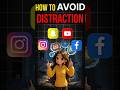 How to Avoid Distractions While Studying😓 Try These 3 Tricks🤯 #studytips #study #exam #distraction
