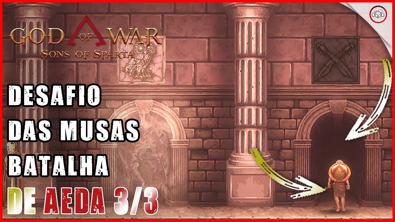 Miniatura do vídeo God of War Sons of Sparta, Como fazer o desafio das musas, Batalha de Aeda 3/3 | Super-dica