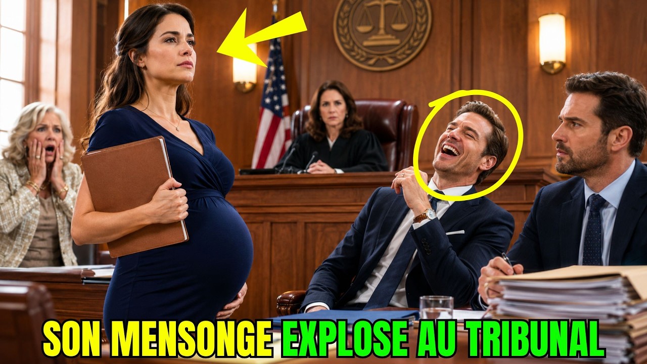 Elle est entrée seule dans ce tribunal, enceinte de huit mois, sans avocat. Son mari l’attendait avec sa mère et un avocat. Il a ri quand elle s’est assise. « Vous vous représentez vous-même ? » a...