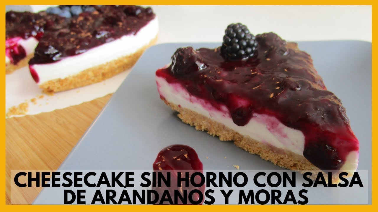 Cheesecake or Ovenless Cheesecake with Blueberry Sauce (English Subtitles)  | Spectacular Dessert! - YouTube